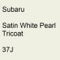 Preview: Subaru, Satin White Pearl Tricoat, 37J.